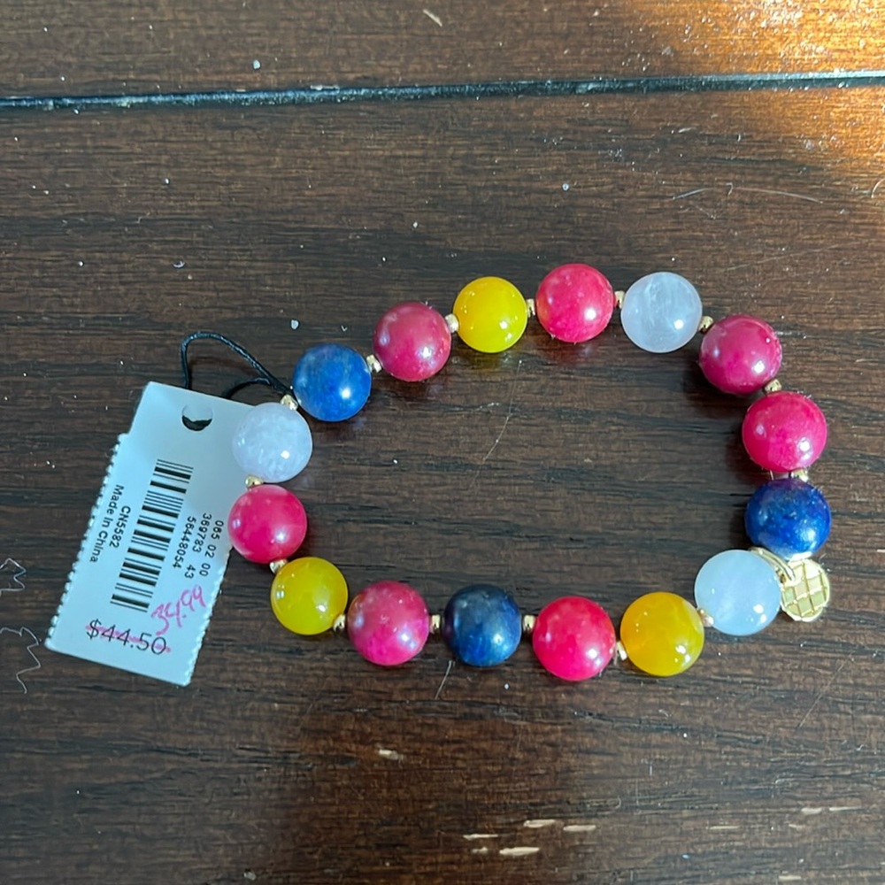NWT Talbots multi colored bracelet